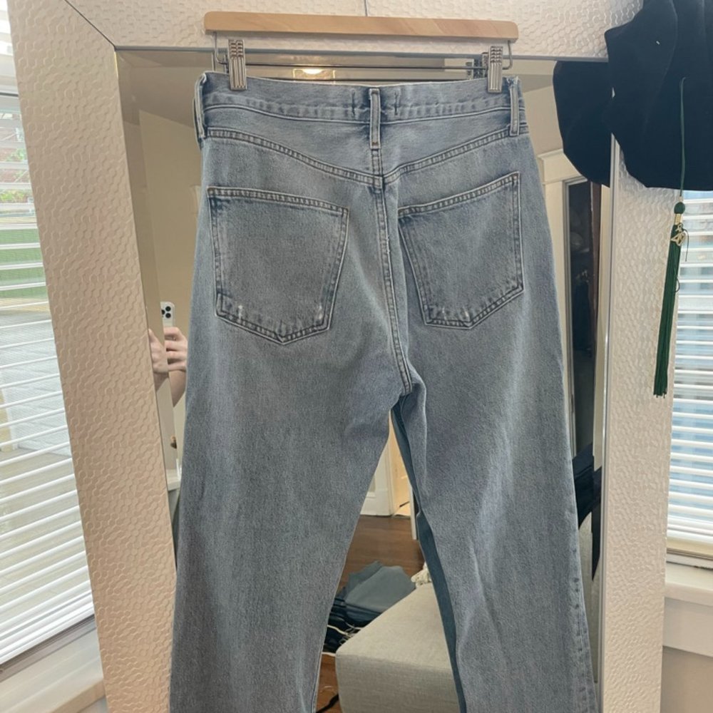 Agolde Lana Mid Rise Vintage Straight Jeans - Picture 8 of 9